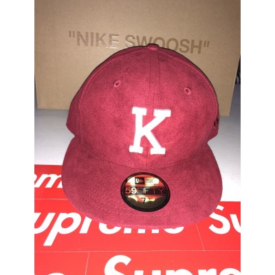 Kith x Aspen New Era Fitted Hat Size 7 1/8 Red  eb-74570387